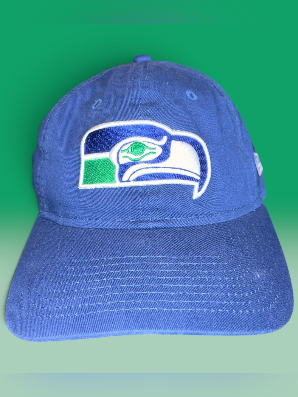 Seattle Seahawks Throwback New Era 9TWENTY Adjustable Strapback Dad Hat Cap